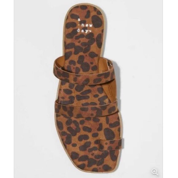 Women's Marilyn Toe Loop Slide Sandals - A New Day™ - Picture 2 of 3